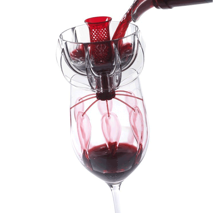 WineWeaver Wine Aerator- Crystalline Blue