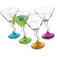 Libbey Z-Color Martini 9oz Glassware (Set of 4)