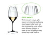 Riedel Fatto A Mano Performance Riesling - Black Stem/Clear Base