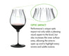 Riedel Fatto A Mano Performance Pinot Noir - Clear Stem/Black Base