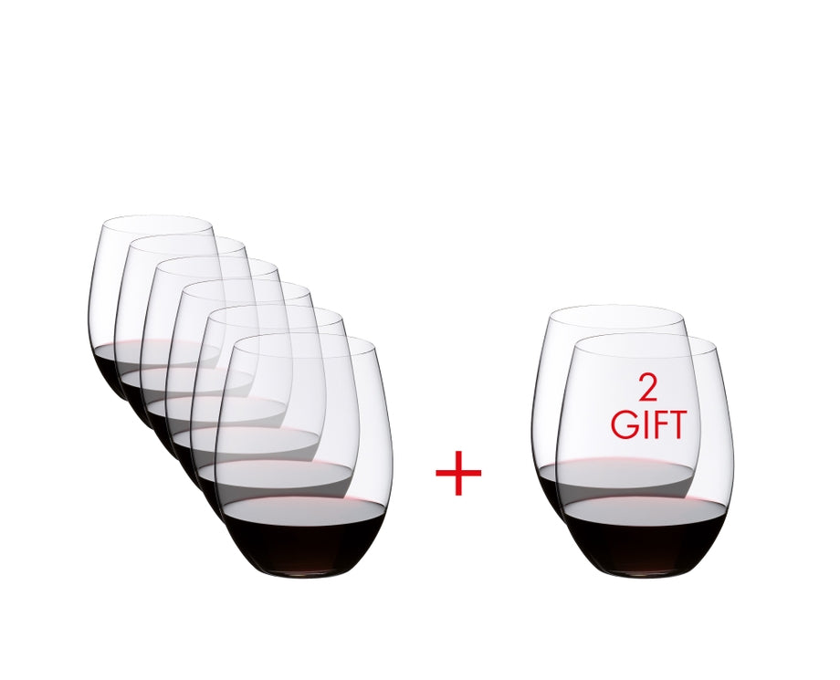Riedel "O" 6+2 Cabernet / Merlot Tumbler Set