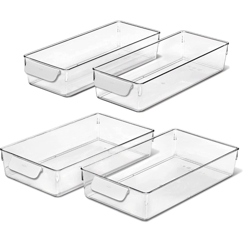 OXO Good Grips 4-Piece Refrigerator Storage Bin Starter Set
