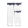 OXO GOOD GRIPS 3-PC SLIM RECTANGLE POP CONTAINER SET