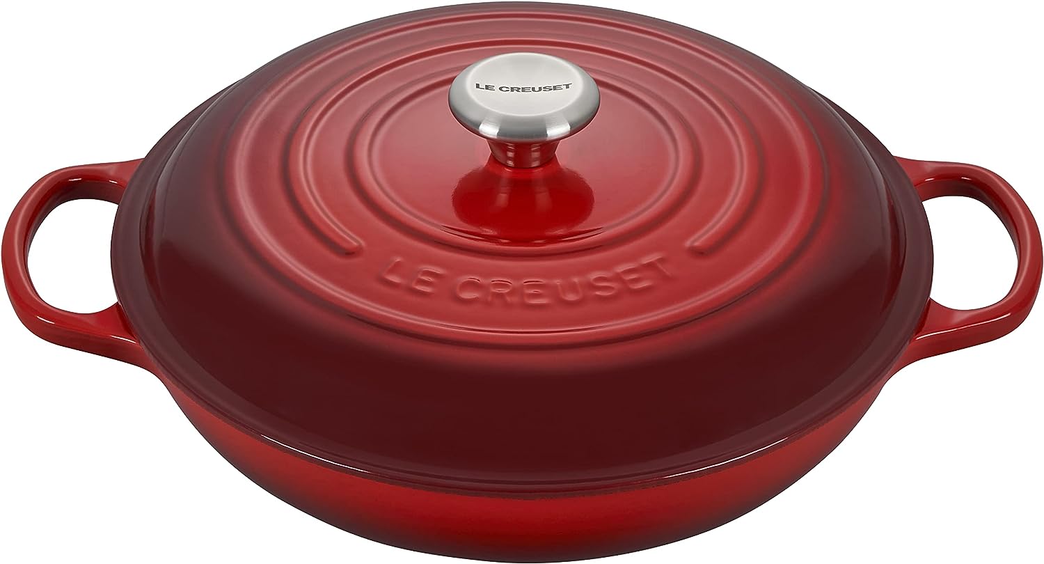 Le Creuset Cast Iron Cookware Set - 9 Piece Cerise