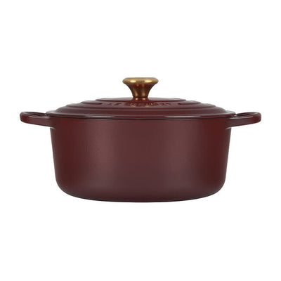 Le Creuset Signature 5.5 Quart Round Enameled Cast Iron Dutch Oven - Rhone