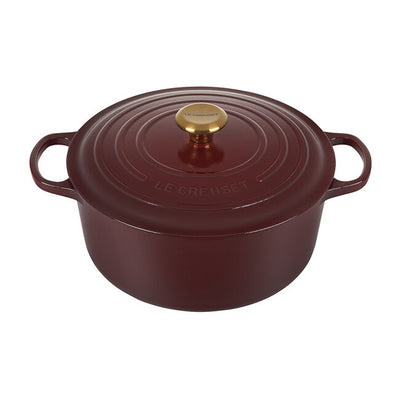 Le Creuset Signature 5.5 Quart Round Enameled Cast Iron Dutch Oven