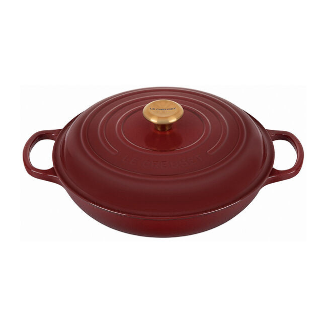 Le Creuset 5 Quart Signature Cast Iron Braiser - Rhone