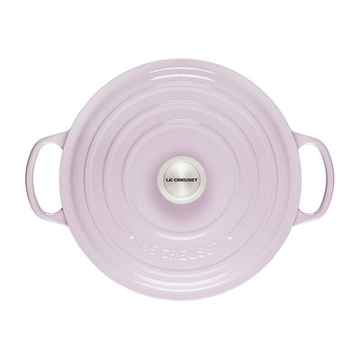 Le Creuset Signature 5.5 Quart Round Enameled Cast Iron Dutch Oven - Shallot