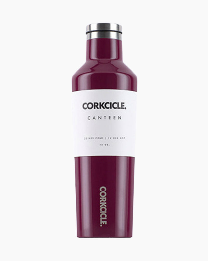 Corkcicle 16 oz. Canteen in Merlot Gloss - Winestuff