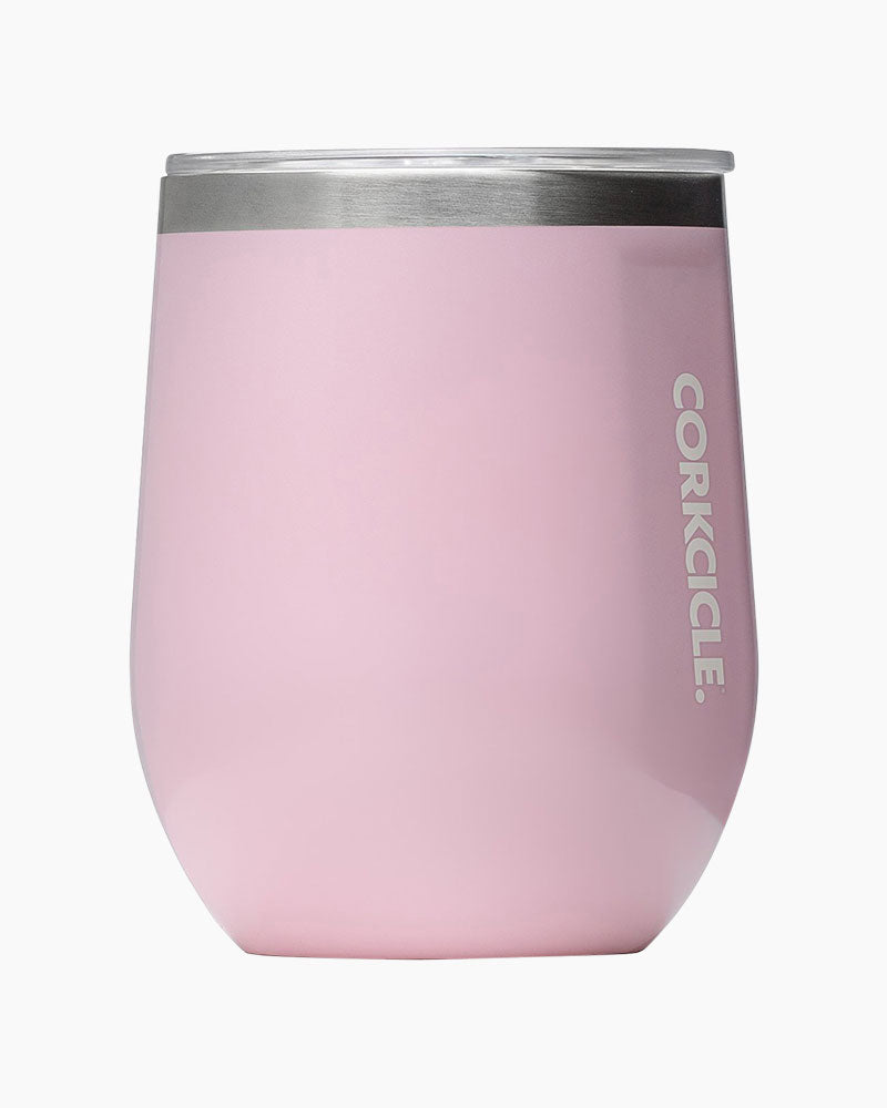 Corkcicle Stemless Wine Cup in Rose Quartz