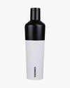 Corkcicle 16 oz. Color Block Canteen in Modern Black
