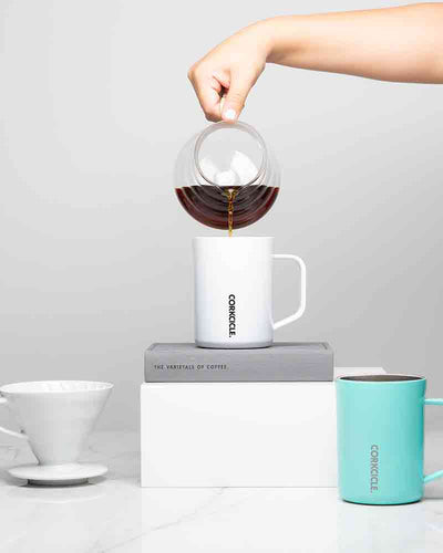 Corkcicle 16 oz. Coffee Mug in Snowdrift