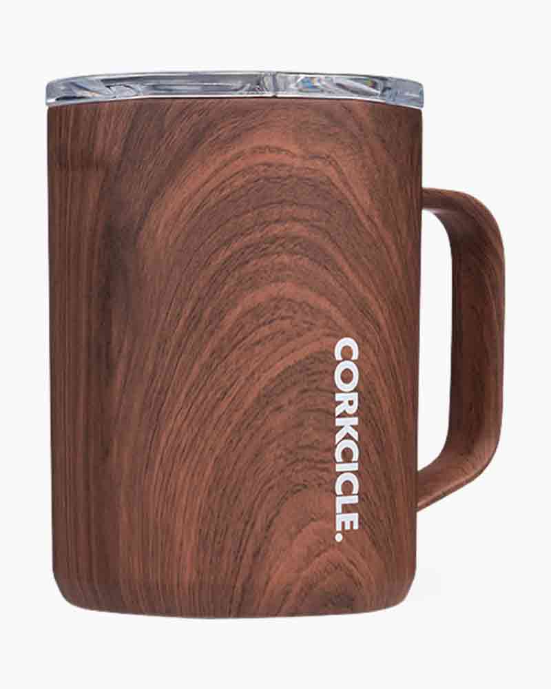 Corkcicle 16 oz. Coffee Mug in Walnut