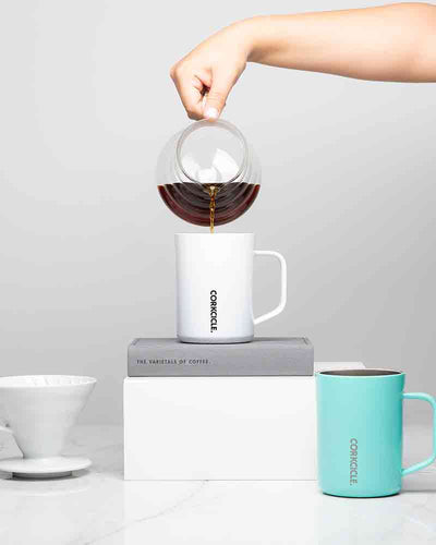 Corkcicle 16 oz. Coffee Mug in Walnut