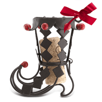 Holiday Boot Cork Cage Ornament