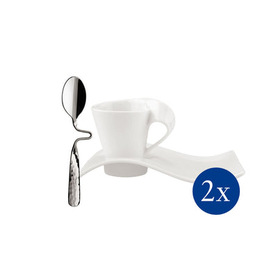 Villeroy & Boch French NewWave Caffè 6 Piece Espresso Set