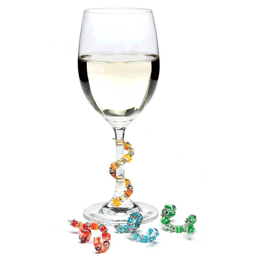 Vaguelly 12 Pieces Silicone Wine Charms for Stem Glasses Wine Glass Markers  Washable Wine Glass Charms, Unicorn by Vaguelly - Shop Online for Kitchen  in India