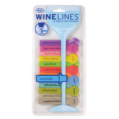 Wine Lines Rubber Charms