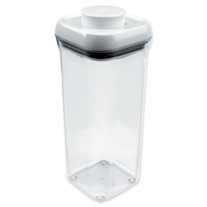OXO Good Grips Pop Container - Airtight Food Storage - Big Square Mini 1.1 qt Ideal for Tea Bags, Baking Supplies, Nuts or Snacks