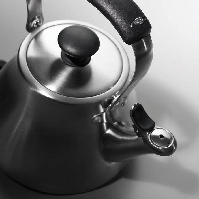 OXO Good Grips Brushed Stainless Steel Tea Kettle - Winestuff