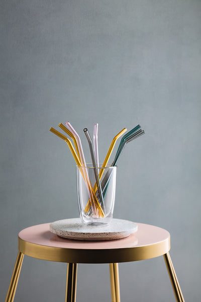 Villeroy & Boch Artesano Glass Straws Set of 4