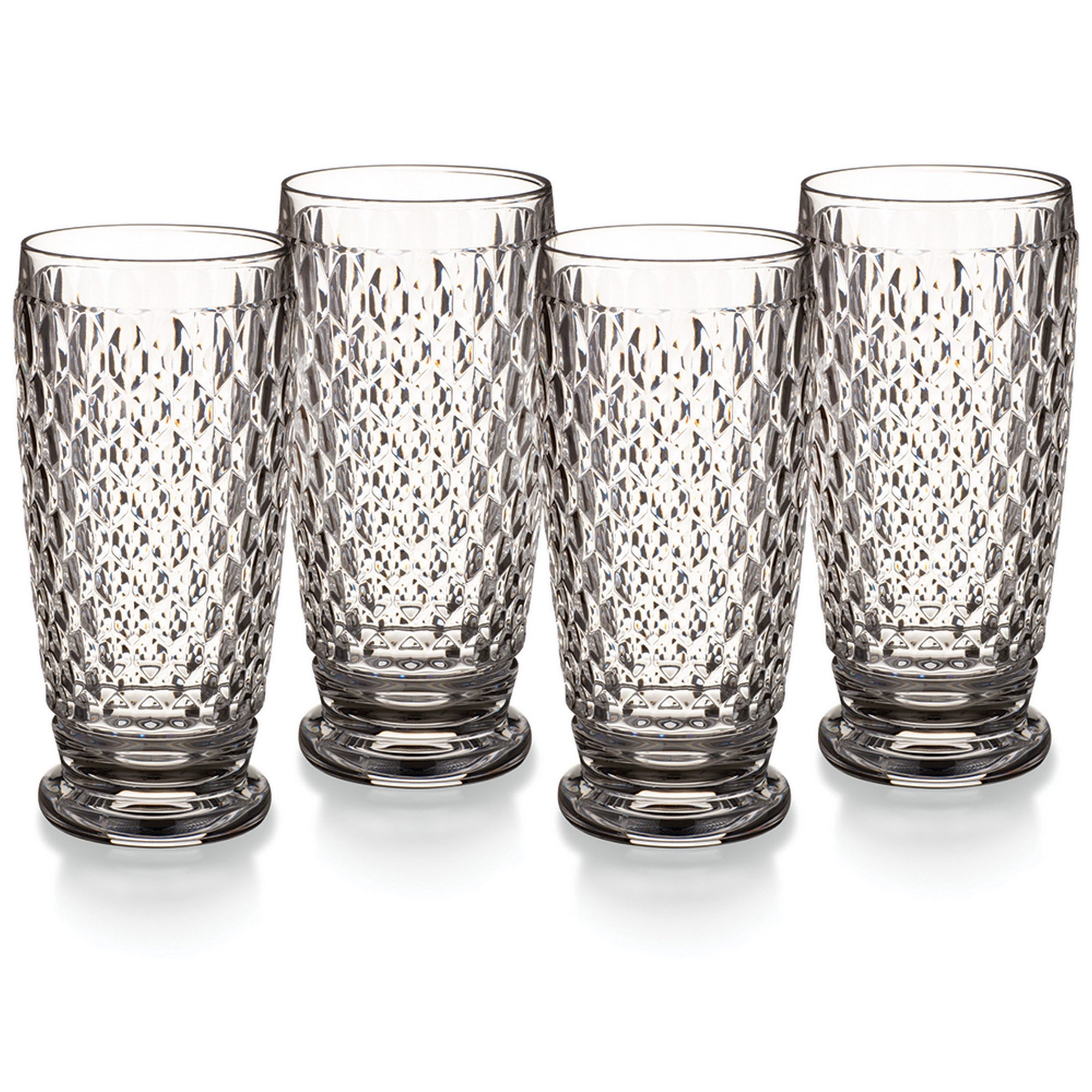 Villeroy & Boch Boston Highball / Tumbler Glasses, Set of 4, Clear