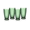 Villeroy & Boch Boston Colored Highball / Tumbler Glasses, Set of 4,  Green, 13.5 oz