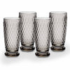 Villeroy & Boch Boston Colored Highball / Tumbler Glasses, Set of 4,  Smoke,  13.5 oz