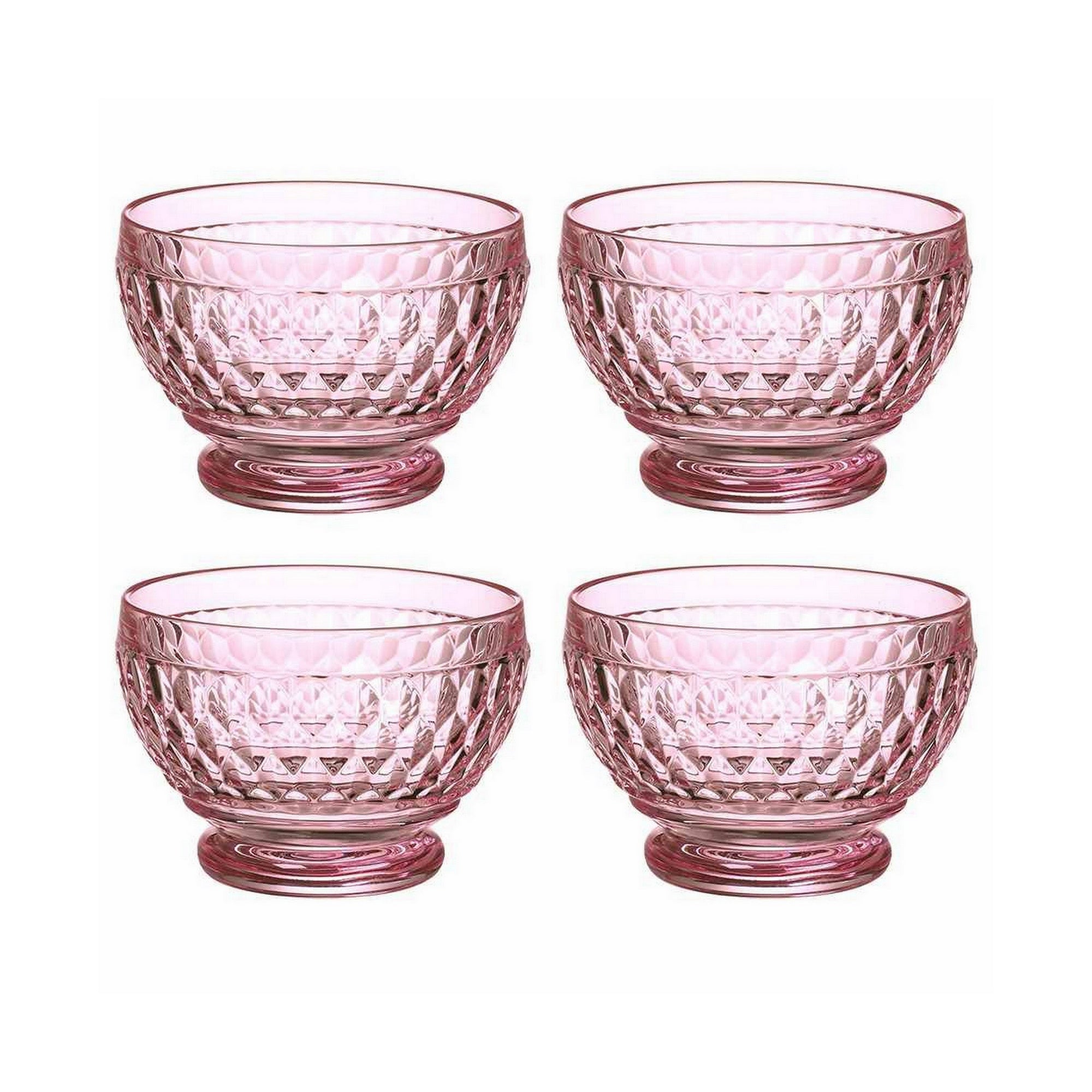 Villeroy & Boch Boston Colored Individual Bowls, Set of 4,  Rose,  14.5 oz