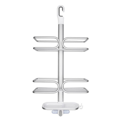 OXO Good Grips 3-Tier Shower Caddy in Aluminum - Winestuff