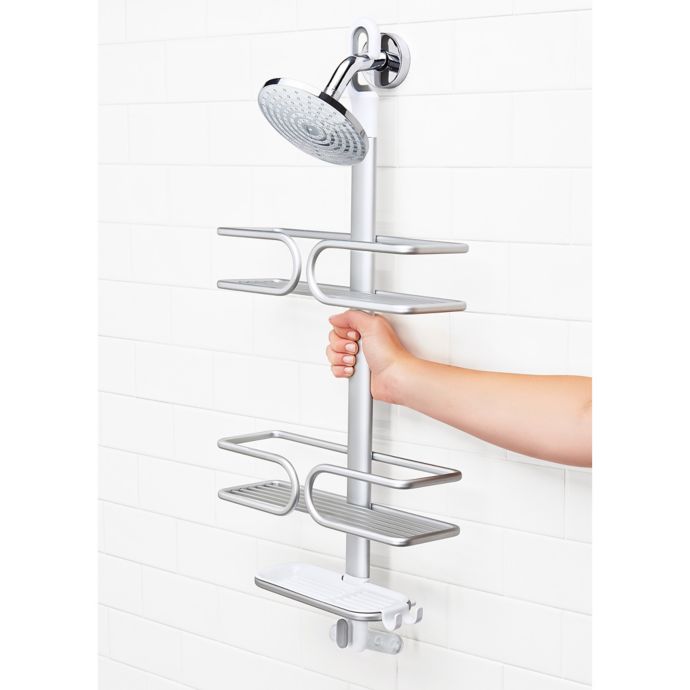 Oxo Aluminum 3 Tier Shower Caddy - household items - by owner