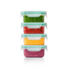OXO Good Grips Smart Seal Mini Lock Top 8-Piece Container Set in Clear/Green