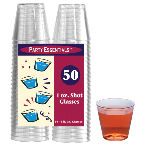 True Fabrications 1 oz. Clear Shot Glasses