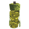 True Fabrications Green Satin Wine Bag