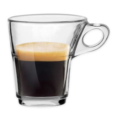 Duralex Caprice 3 oz. Tempered Glass Espresso Mugs (Set of 6)