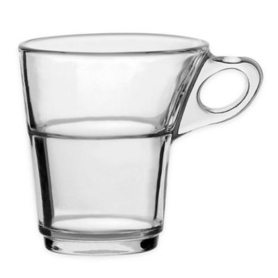 Duralex Caprice 3 oz. Tempered Glass Espresso Mugs (Set of 6)