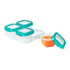 OXO Tot 4-Pack 4 oz. Baby Blocks Freezer Containers in Teal