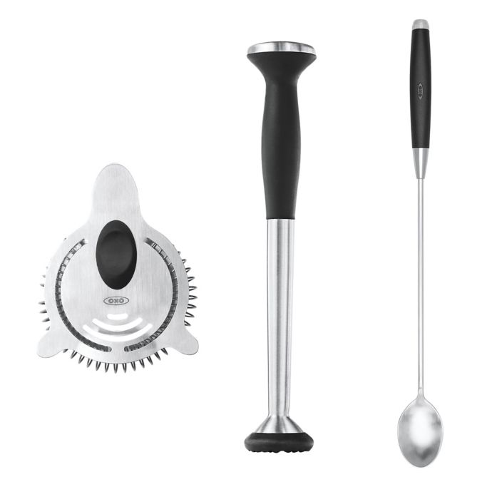 OXO Good Grips Spinning Bar Spoon in Silver - Winestuff