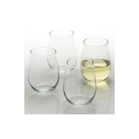 Libbey Vina Stemless 17-Ounce White Wine Glasses (Set of 4)
