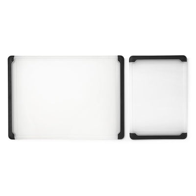 OXO 11272900 Good Grips Carving and Cutting Board,Clear,One Size & Good  Grips Utility Cutting Board