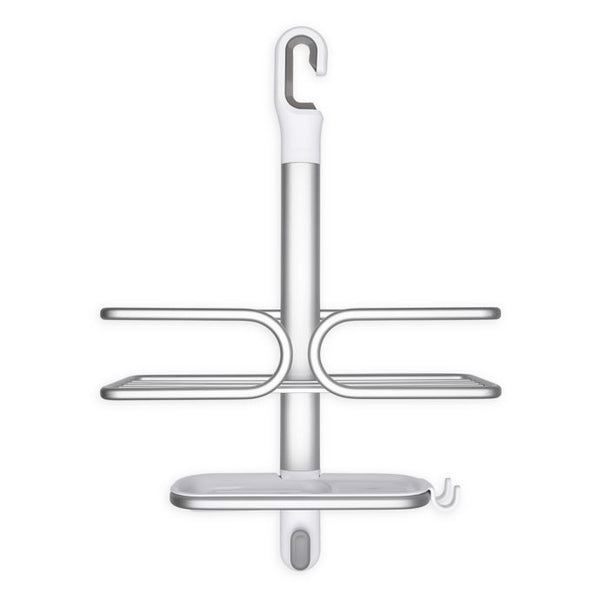 OXO 4-Tier Anodized Aluminum Tension Pole Shower Caddy - Winestuff
