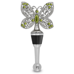 Garden Jeweled Butterfly Bottle Stopper