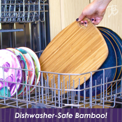 Totally Bamboo GreenLite Jet Series 13-1/2 Dishwasher-Safe Cutting Board