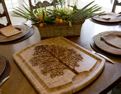 Totally Bamboo Family Tree Carving Board