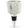 Silver Mosaic Tealight Bottle Stopper