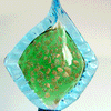 Aqua Leaf Bottle Stopper