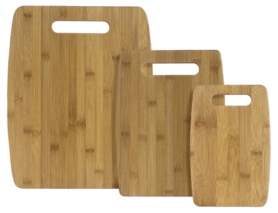 Totally Bamboo 3 Pc Bamboo Cutting Board Set