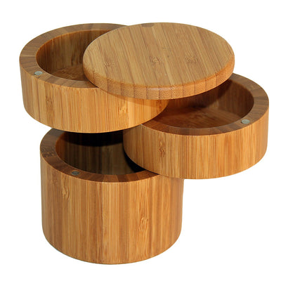 Totally Bamboo 3 Tier Salt Box
