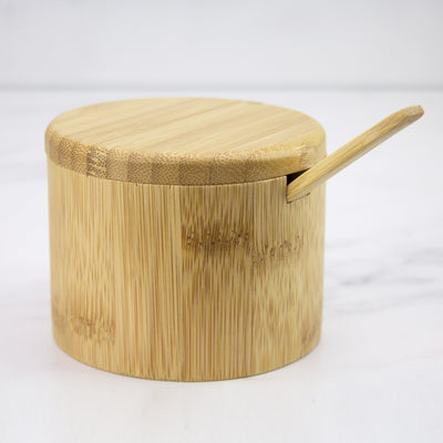 Totally Bamboo Little Dipper Bamboo Salt Box with Spoon