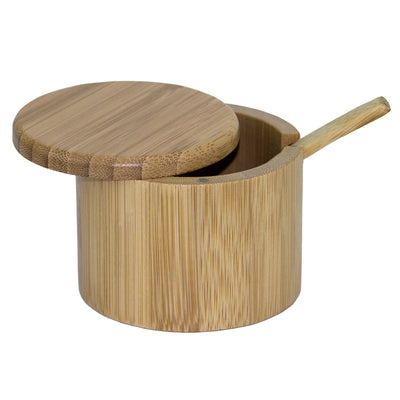 Totally Bamboo Little Dipper Bamboo Salt Box with Spoon